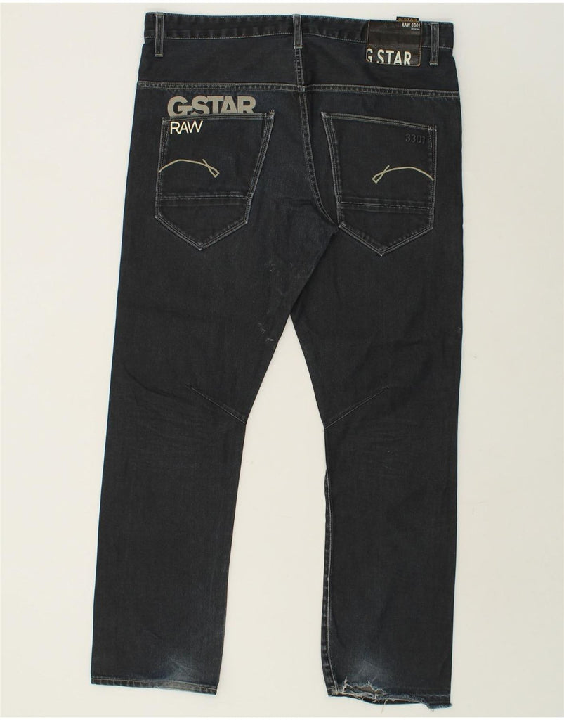 G-STAR Mens Slim Jeans W36 L32 Navy Blue Cotton | Vintage G-Star | Thrift | Second-Hand G-Star | Used Clothing | Messina Hembry 