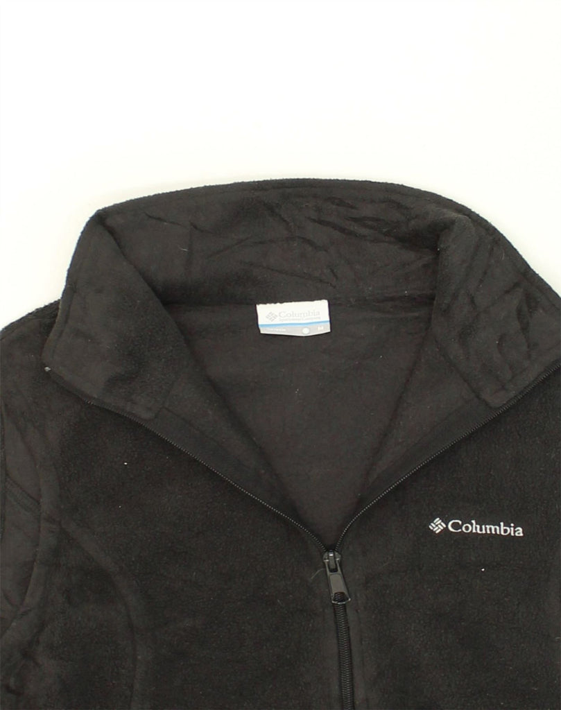 COLUMBIA Womens Fleece Gilet UK 14 Medium Black Polyester | Vintage Columbia | Thrift | Second-Hand Columbia | Used Clothing | Messina Hembry 