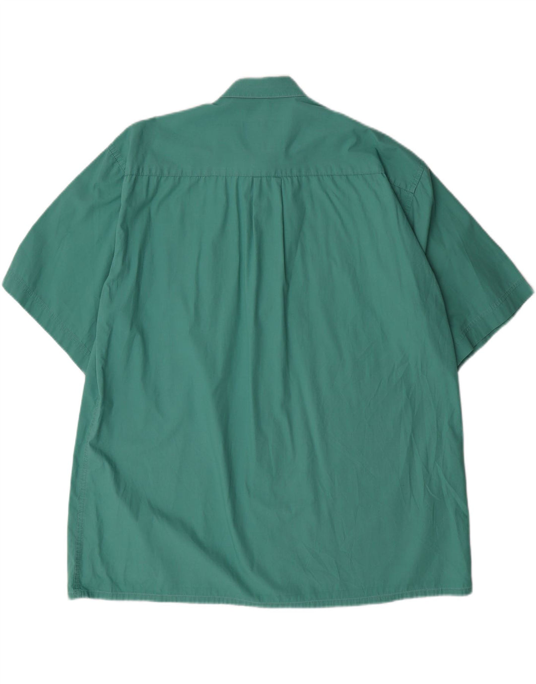 GALILEO Mens Short Sleeve Shirt Size 43/44 XL Green Vintage Galileo and Second-Hand Galileo from Messina Hembry 