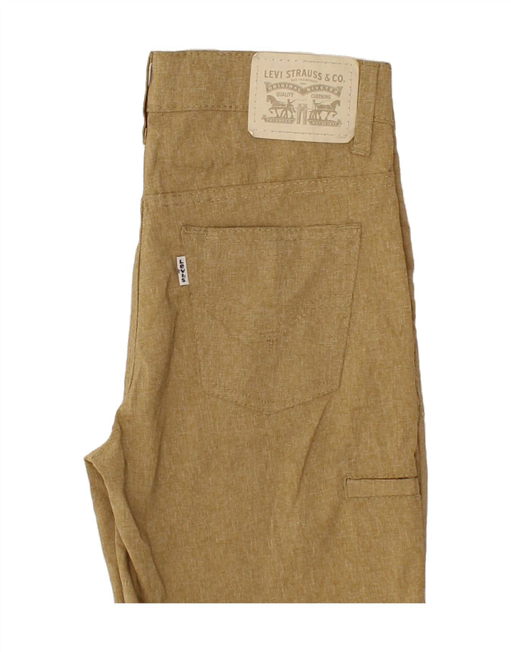 LEVI'S Boys 511 Slim Cargo Shorts 9-10 Years W25 Beige Polyester Vintage Levi's and Second-Hand Levi's from Messina Hembry 