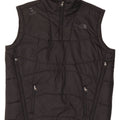 The North Face Mens Pullover Padded Gilet UK 40 Large Black Nylon