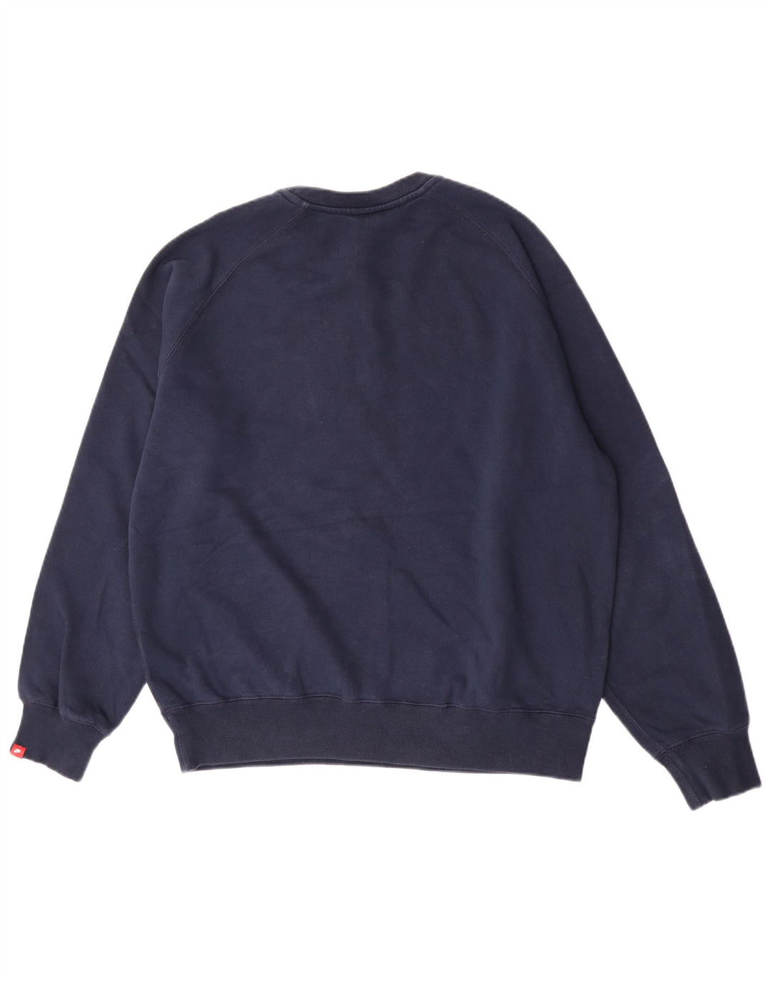 Nike Mens Sweatshirt Jumper Large Navy Blue Cotton