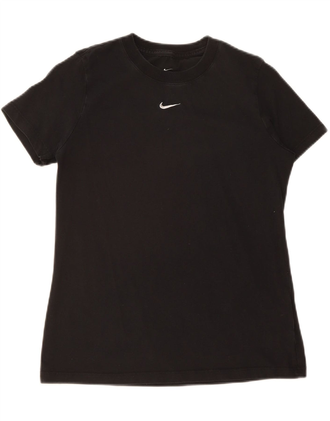 NIKE Womens T-Shirt Top UK 10 Small Black Cotton Vintage Nike and Second-Hand Nike from Messina Hembry 