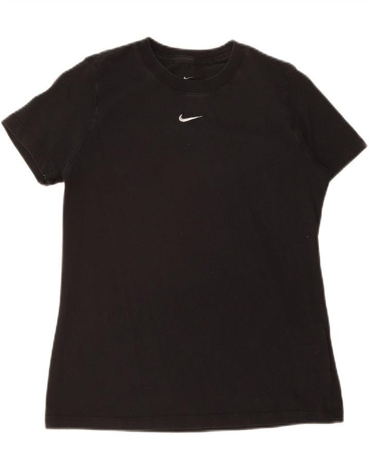 NIKE Womens T-Shirt Top UK 10 Small Black Cotton Vintage Nike and Second-Hand Nike from Messina Hembry 