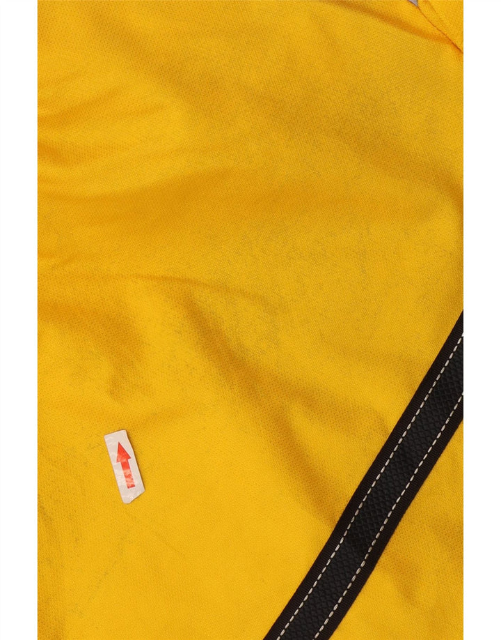 Descente Mens Ski Jacket IT 52 Large Yellow Colourblock Polyester