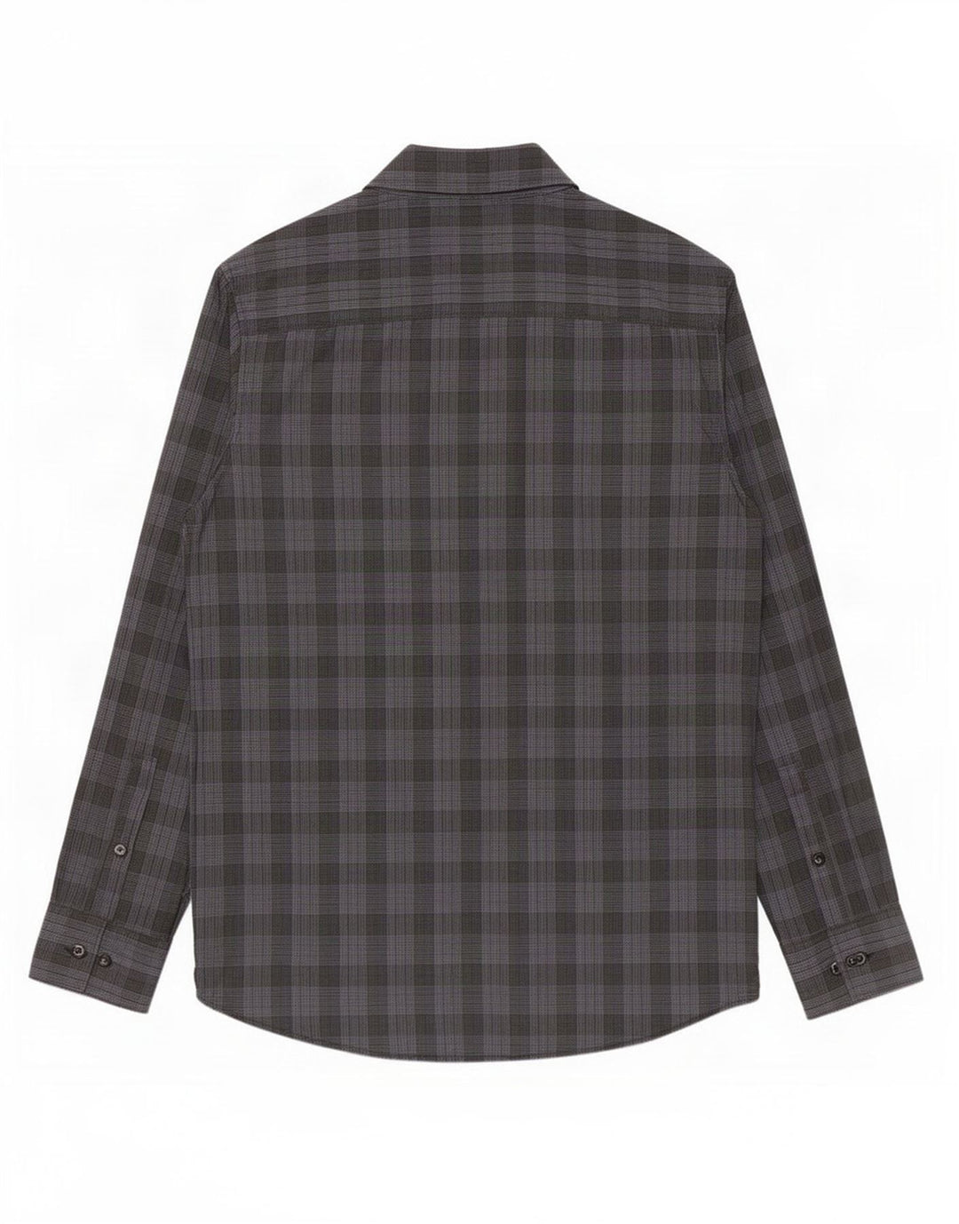Calvin Klein Mens Modern Fit Shirt Small Grey Check Cotton