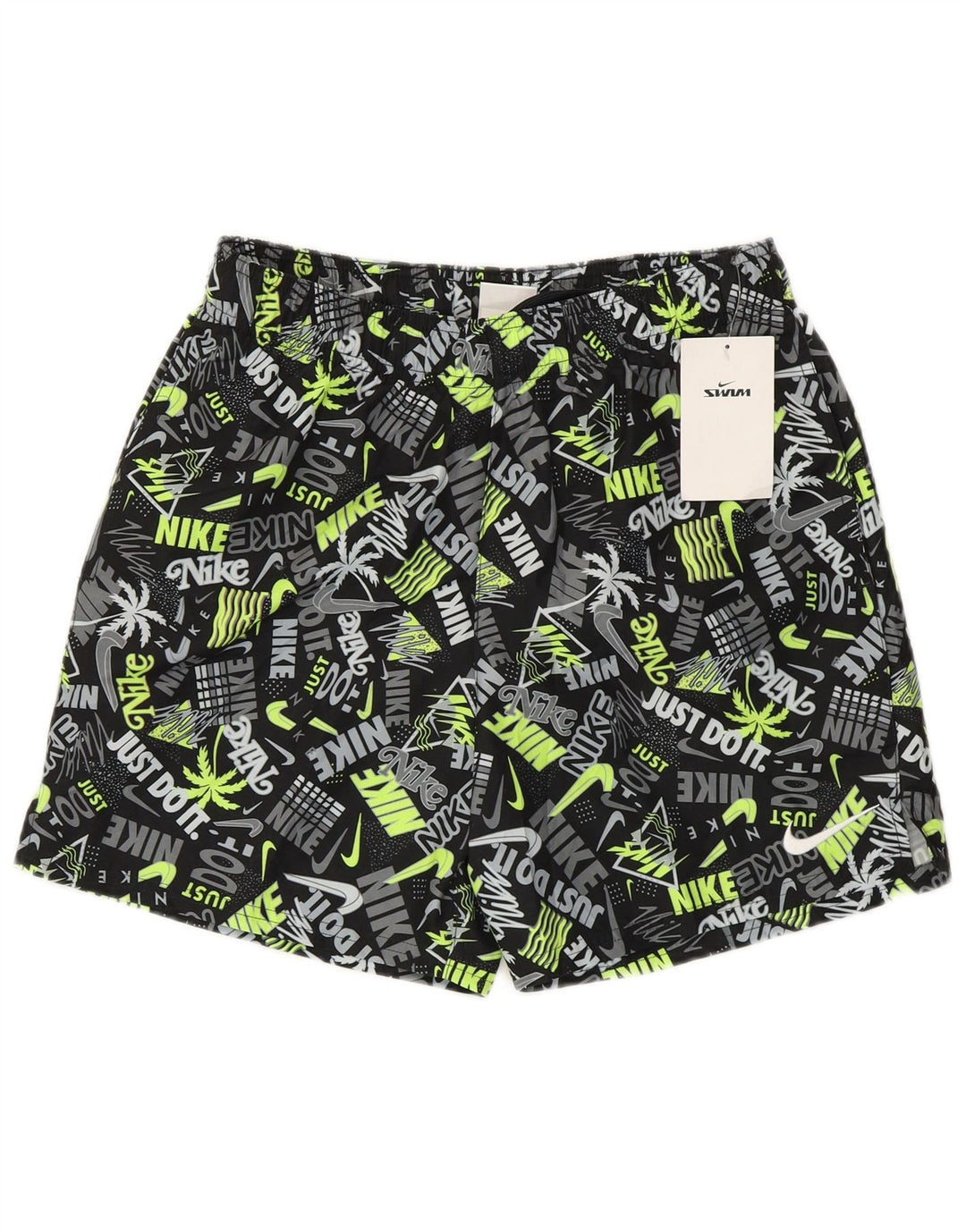 Nike Mens Graphic Swimming Shorts Small Multicoloured Polyester
