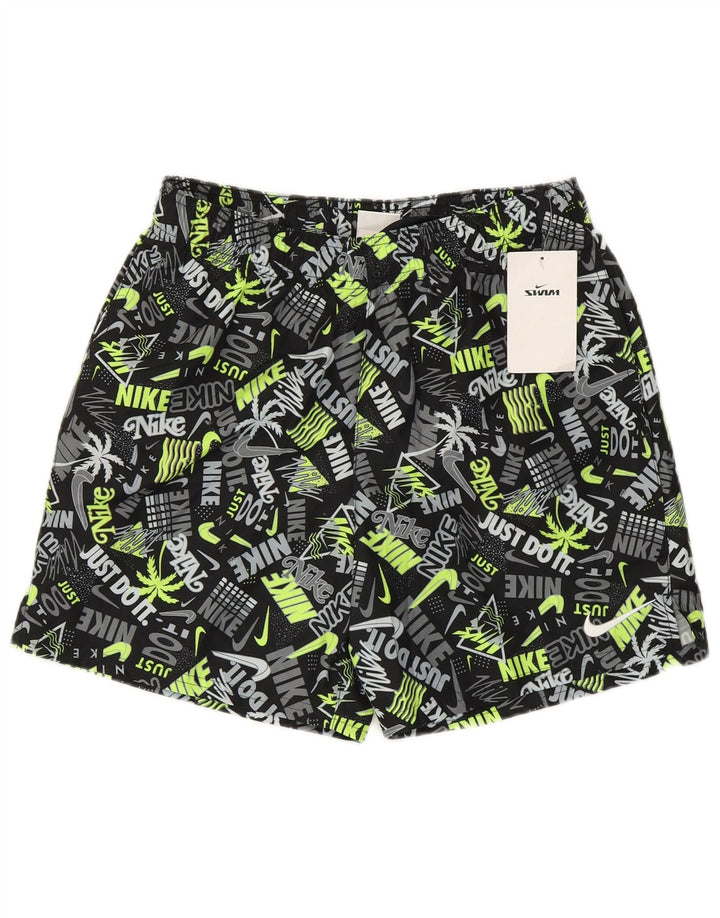 Nike Mens Graphic Swimming Shorts Small Multicoloured Polyester