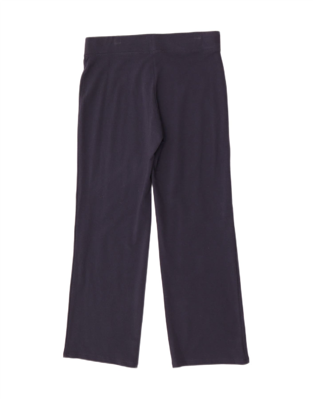 Marks & Spencer Womens Tracksuit Trousers UK 12 Medium Navy Blue Cotton