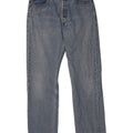 Levi's Mens 501 Straight Jeans W33 L30 Blue Cotton
