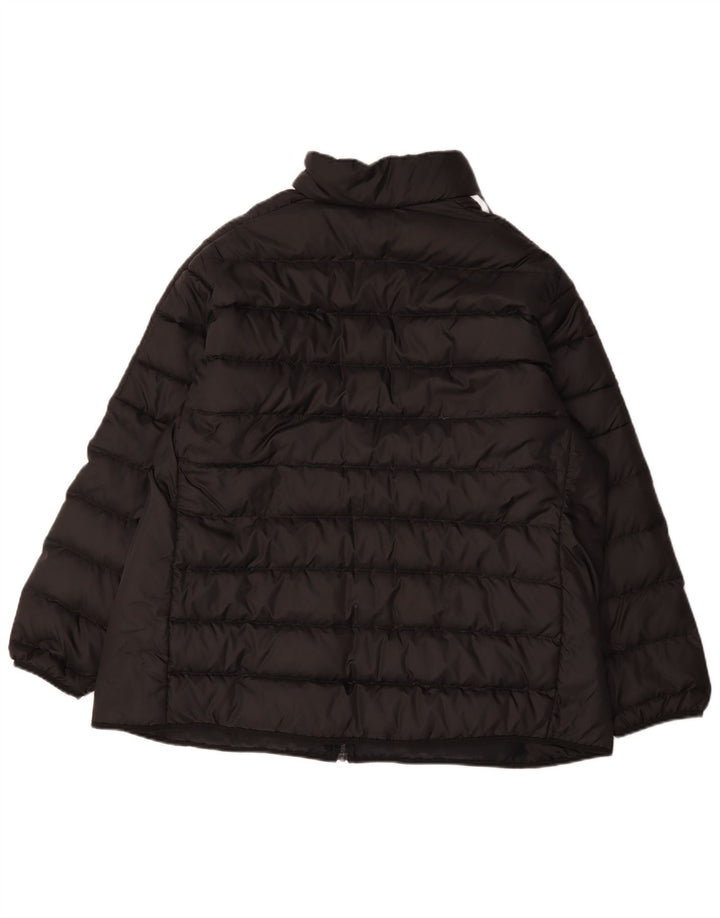 Adidas Womens Padded Jacket UK 24/26 2XL Black Polyester
