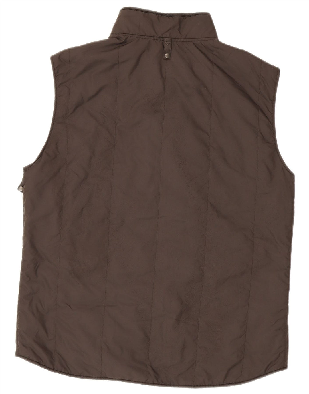 Massimo Dutti Mens Liner Padded Gilet EU 52 Large Grey Polyester