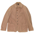 DONDUP Womens Bomber Jacket IT 52 2XL Beige Cotton