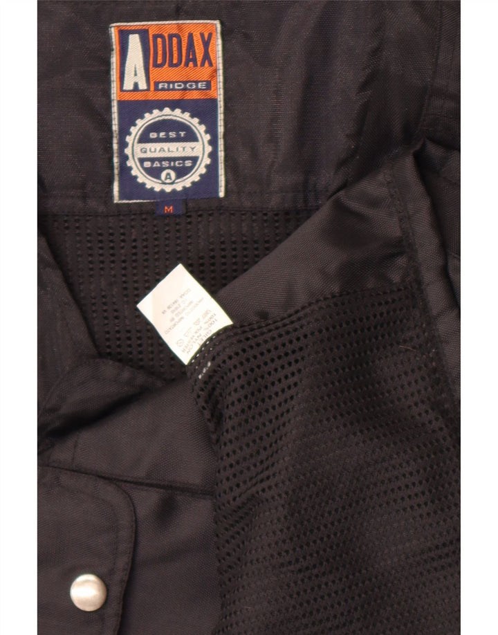 Vintage Mens Utility Gilet UK 38 Medium Black Nylon
