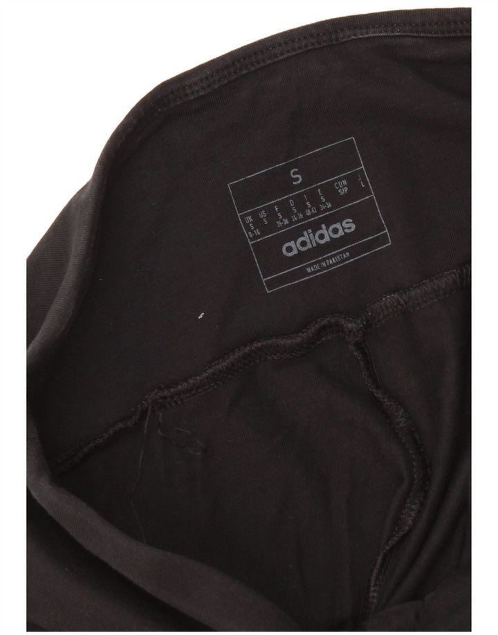 Adidas Womens Graphic Leggings UK 8/10 Small  Black