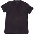 MASSIMO DUTTI Mens Polo Shirt Large Navy Blue Cotton