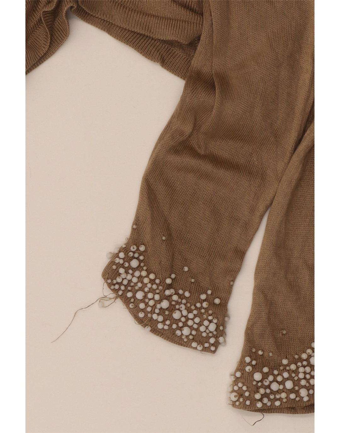 Marks & Spencer Womens Oversized Cardigan Sweater UK 10 Small Brown