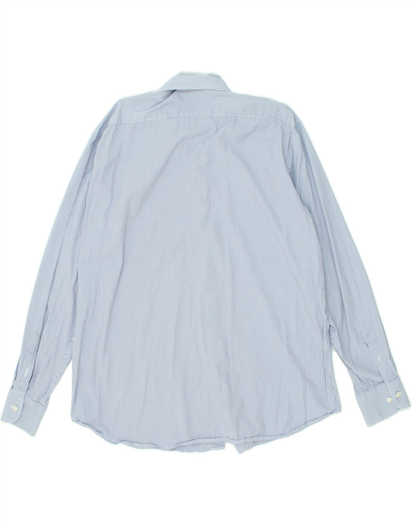 PAUL & SHARK Mens Shirt Size 44 XL Blue Pinstripe Cotton | Vintage Paul & Shark | Thrift | Second-Hand Paul & Shark | Used Clothing | Messina Hembry 