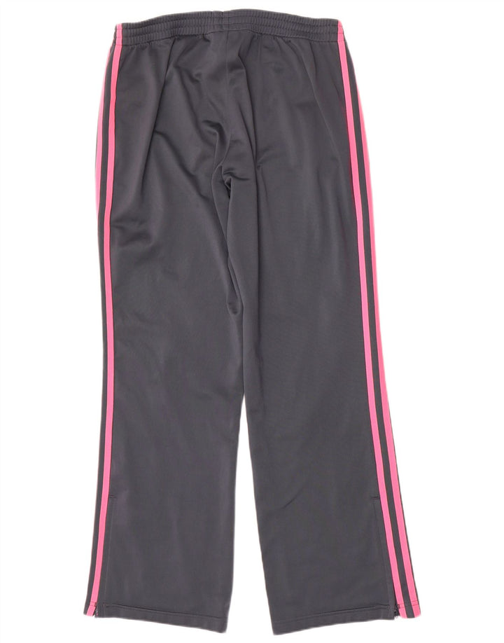 Adidas Womens Tracksuit Trousers EU 40 Medium  Grey Polyester