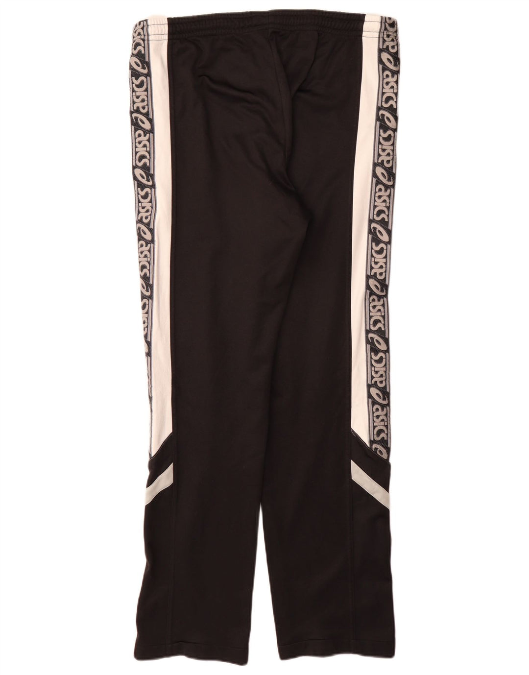 Asics Mens Graphic Tracksuit Trousers XL Black Colourblock