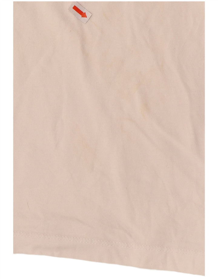 Diadora Mens Graphic T-Shirt Top Medium White Colourblock Cotton