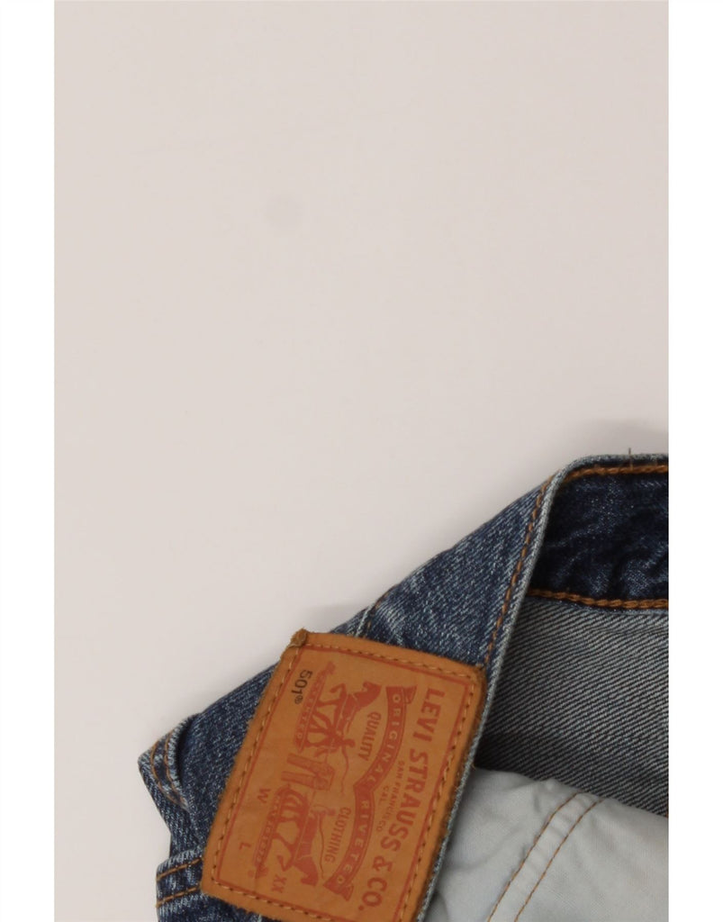 LEVI'S Womens 501 Denim Shorts W26 Small Blue Cotton Vintage Levi's and Second-Hand Levi's from Messina Hembry 