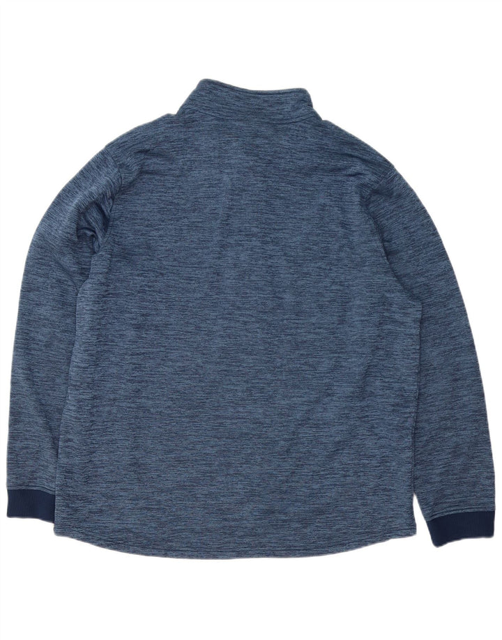 Under Armour Mens Cold Gear Pullover Tracksuit Top XL Navy Blue Flecked