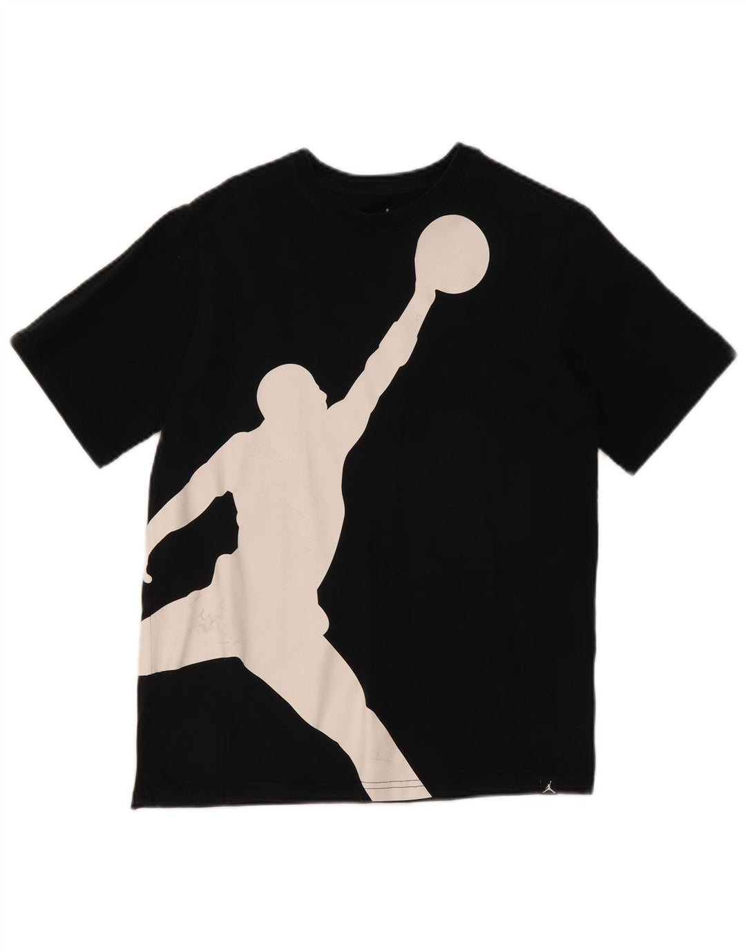 JORDAN Boys Graphic T-Shirt Top 13-14 Years XL Black