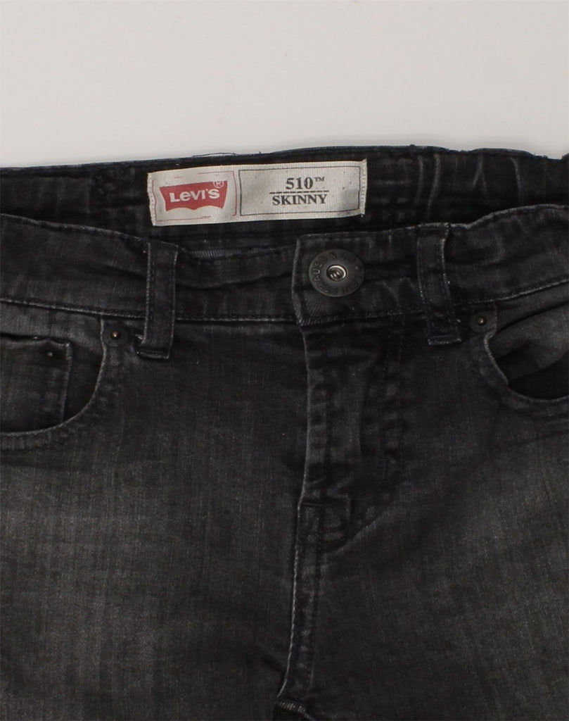 LEVI'S Boys 510 Skinny Jeans 9-10 Years W26 L26  Black Cotton | Vintage Levi's | Thrift | Second-Hand Levi's | Used Clothing | Messina Hembry 