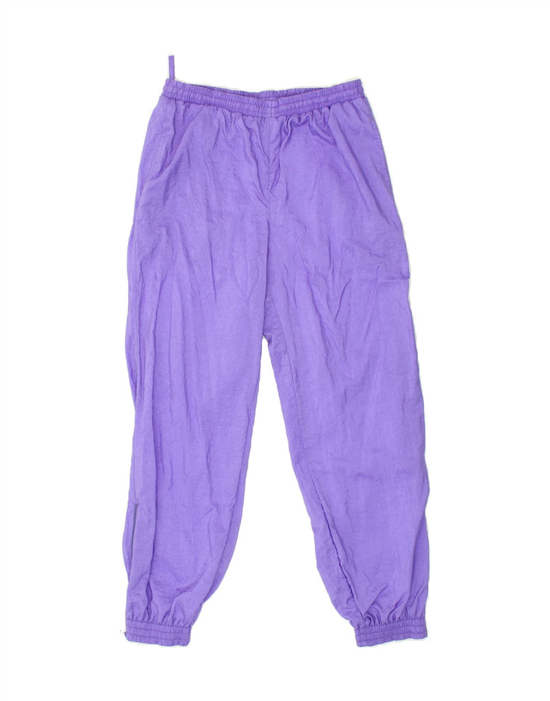 RODEO Womens Tracksuit Trousers Joggers EU 40 Medium Purple Nylon | Vintage Rodeo | Thrift | Second-Hand Rodeo | Used Clothing | Messina Hembry 