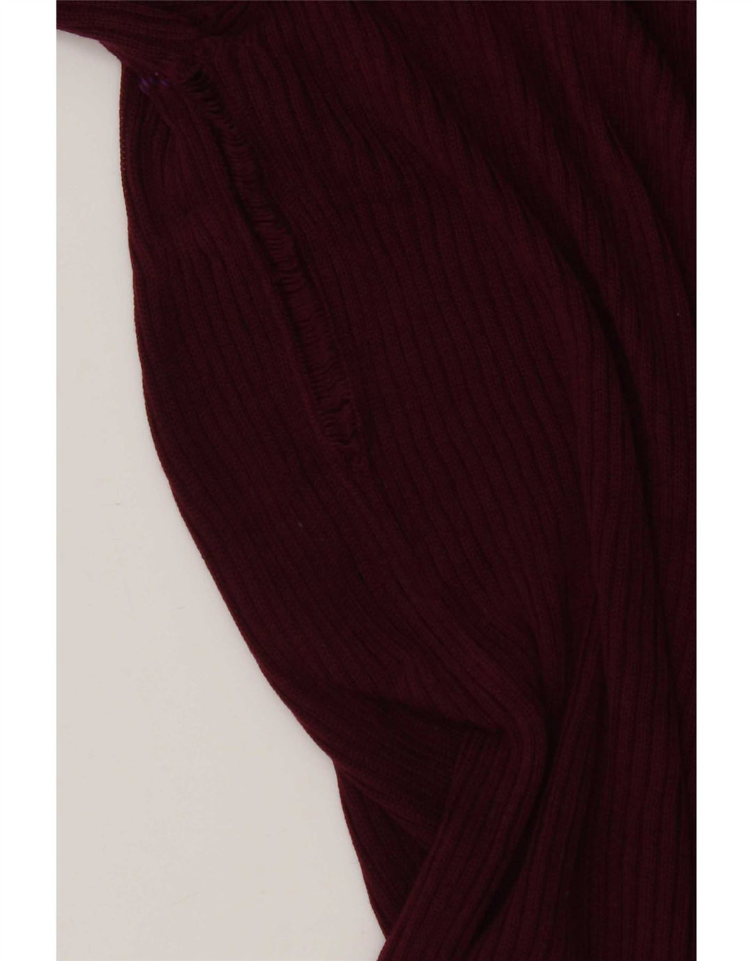 Zara Womens T-Shirt Top UK 12 Medium Burgundy