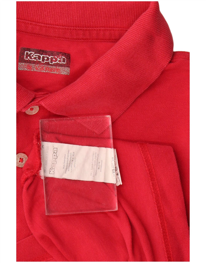 KAPPA Mens Polo Shirt XL Red Cotton