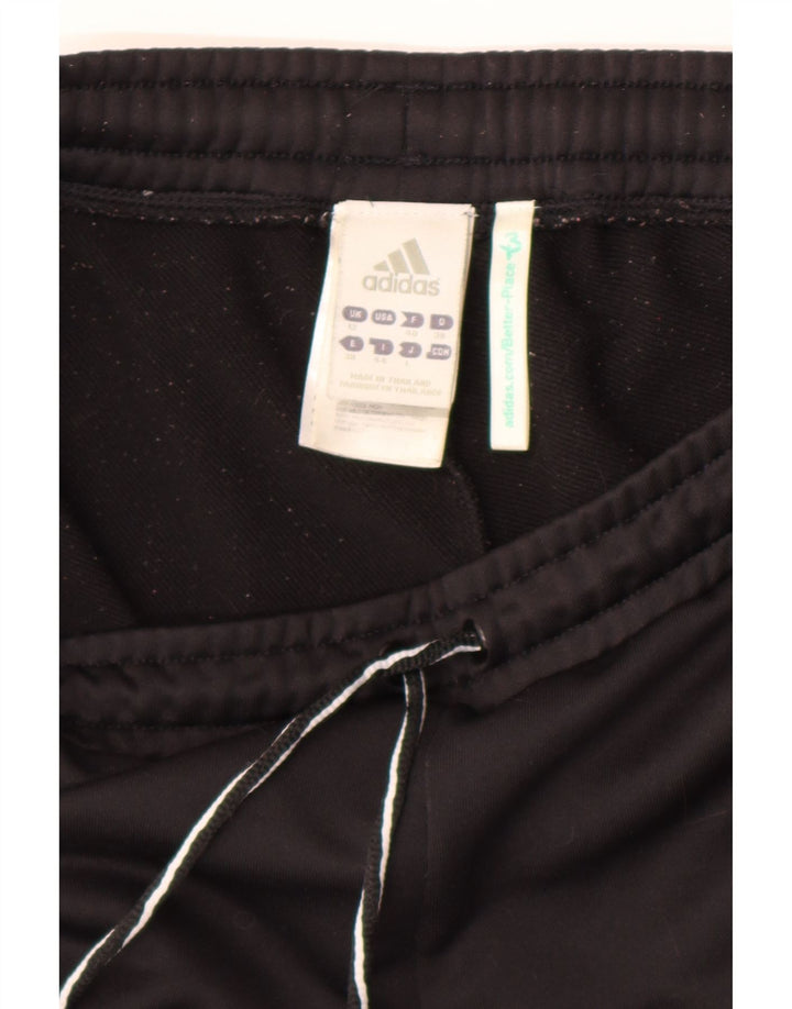 Adidas Womens Tracksuit Trousers UK 12 Medium Black Polyester