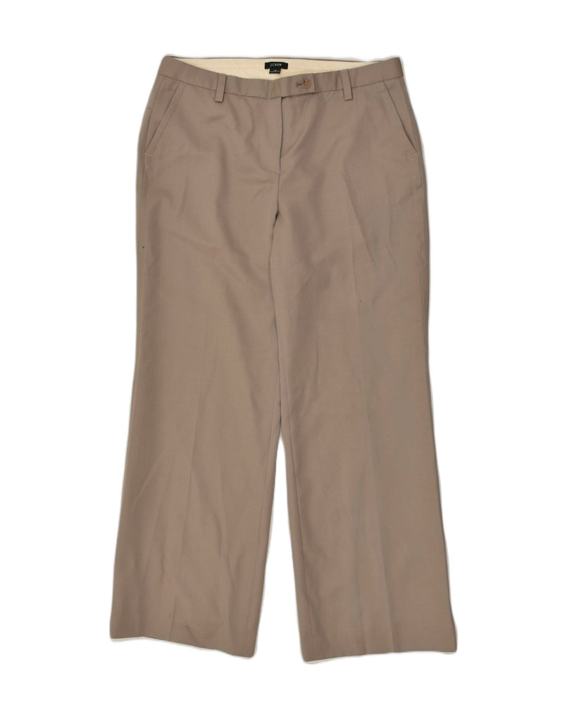 J. CREW Womens Petite Straight Chino Trousers US 12 Large W34 L30 Beige | Vintage J. Crew | Thrift | Second-Hand J. Crew | Used Clothing | Messina Hembry 