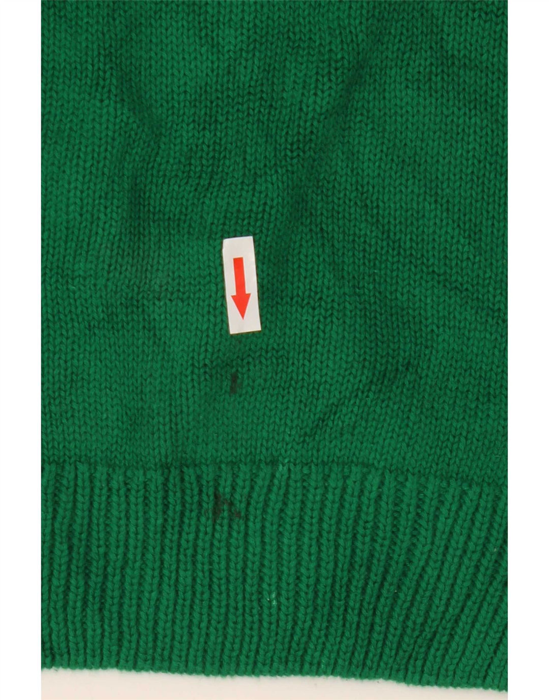 Chaps Mens Crew Neck Jumper Sweater Large Green Cotton