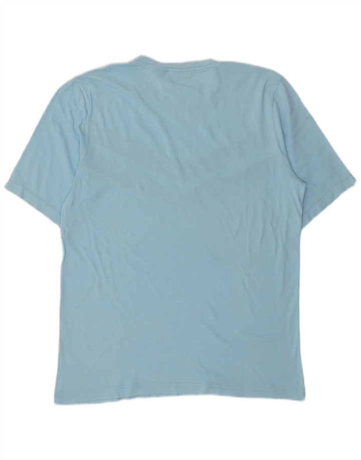 Fila Mens T-Shirt Top Medium Blue Colourblock