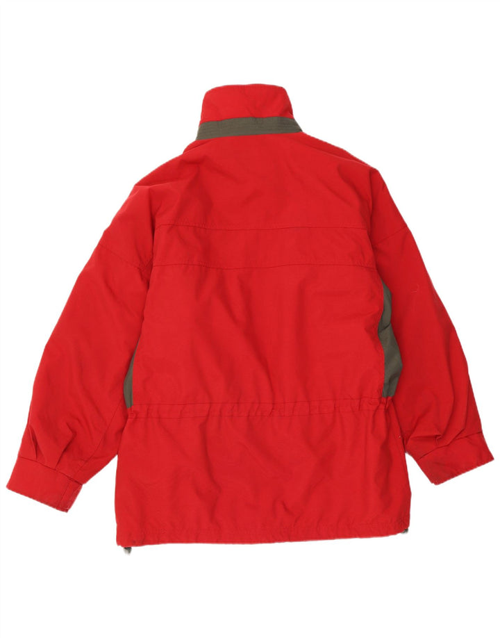 Columbia Mens Loose Fit Ski Jacket UK 38 Medium Red Colourblock Nylon