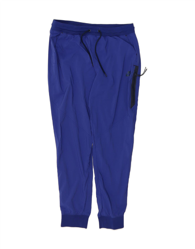 NIKE Mens Tracksuit Trousers Joggers Large Blue Polyester Vintage Nike and Second-Hand Nike from Messina Hembry 
