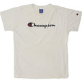 CHAMPION Womens Graphic T-Shirt Top UK 14 Medium White Cotton Vintage Champion and Second-Hand Champion from Messina Hembry 