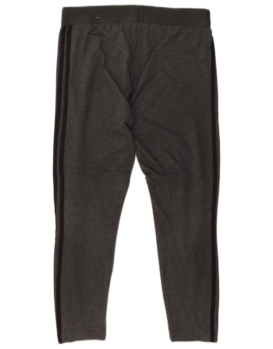 Adidas Womens Leggings UK 16/18 Large Grey Cotton