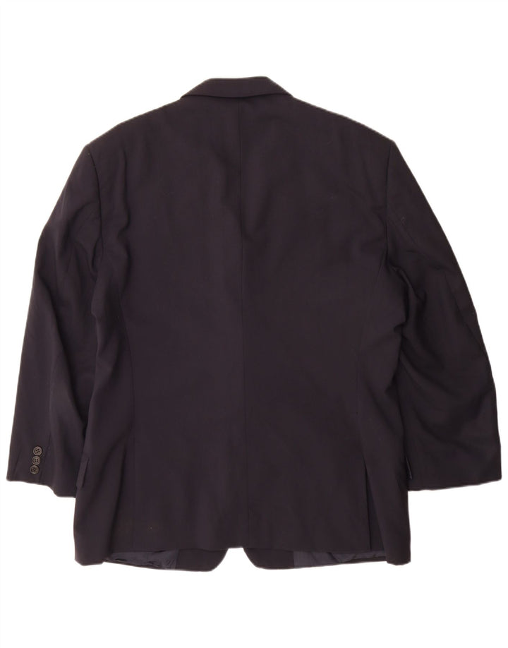 Valentino Mens 3 Button Blazer Jacket UK 40 Large Navy Blue