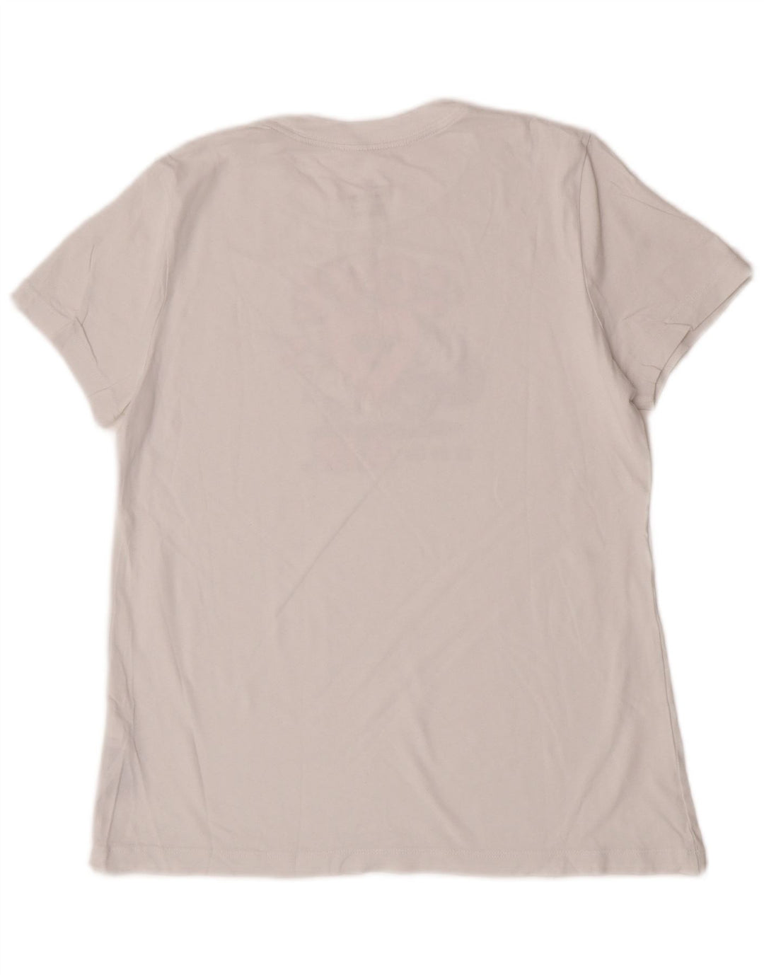 Nike Womens Graphic T-Shirt Top UK 14 Medium White Cotton