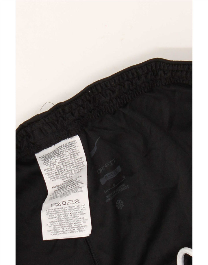 Nike Mens Dri Fit Slim Sport Shorts Large Black Polyester