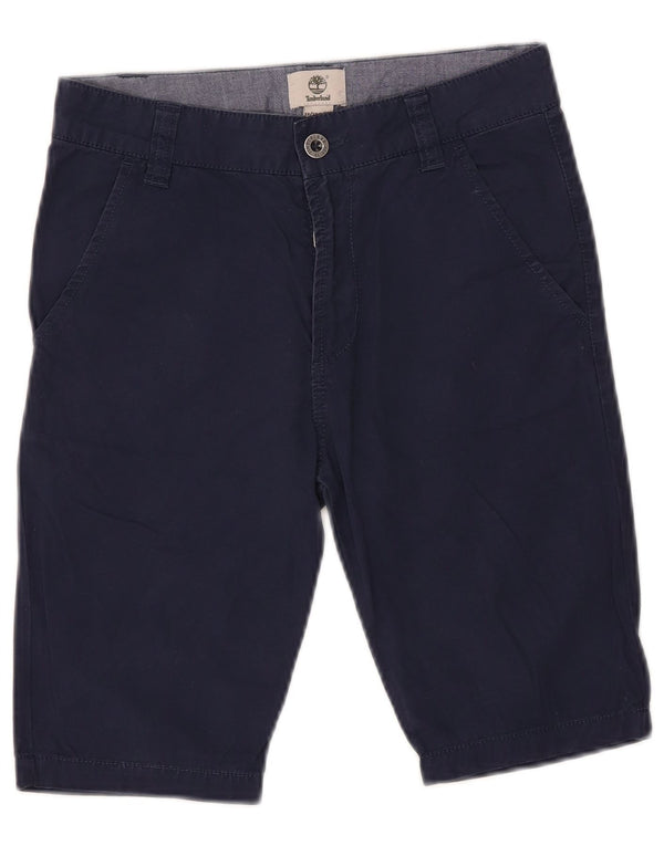 Timberland Boys Chino Shorts 11-12 Years XS W26  Navy Blue Cotton