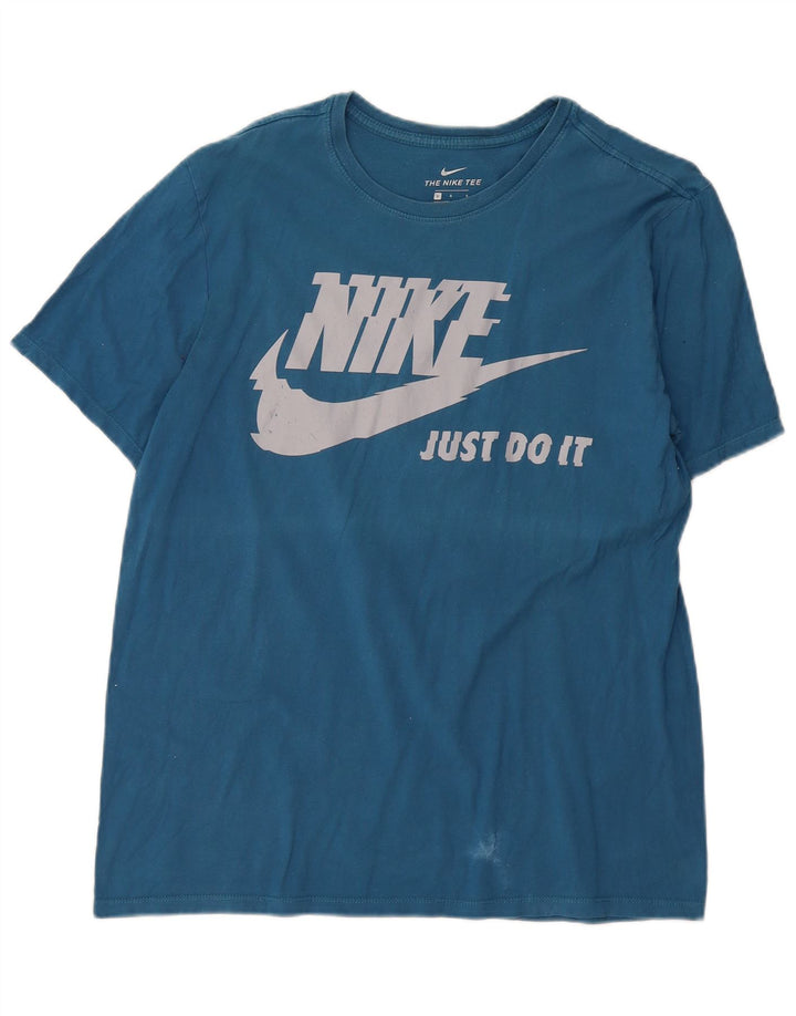 Nike Mens Graphic T-Shirt Top Large Blue