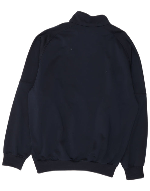 Adidas Mens Loose Fit Tracksuit Top Jacket UK 36/38 Small Navy Blue