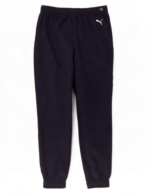 Puma Mens Tracksuit Trousers Joggers Large Navy Blue Polyester