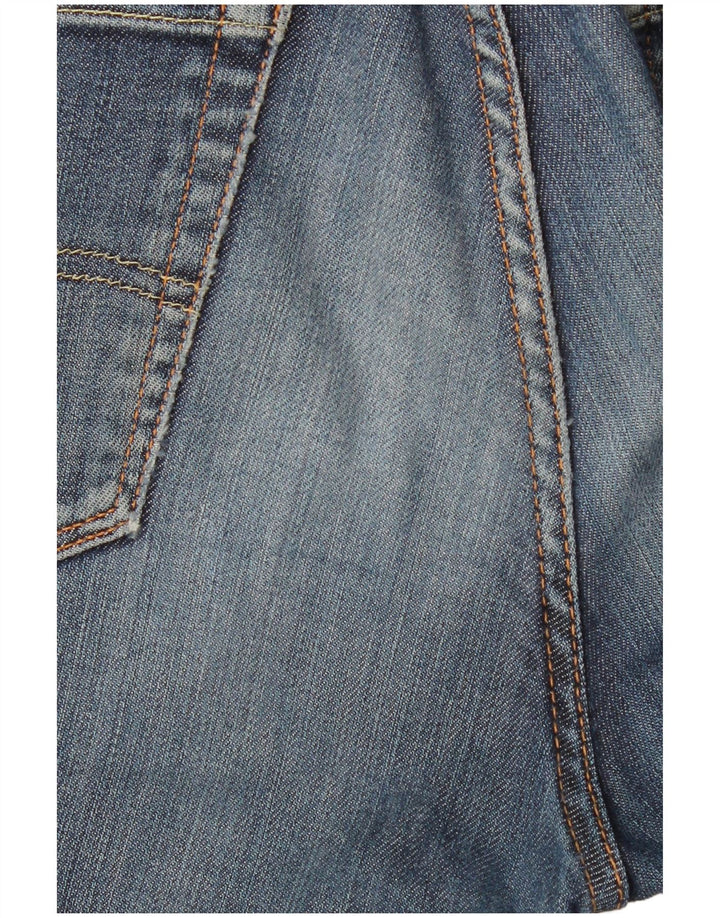 Levi's Mens 504 Straight Jeans W32 L34 Navy Blue Cotton