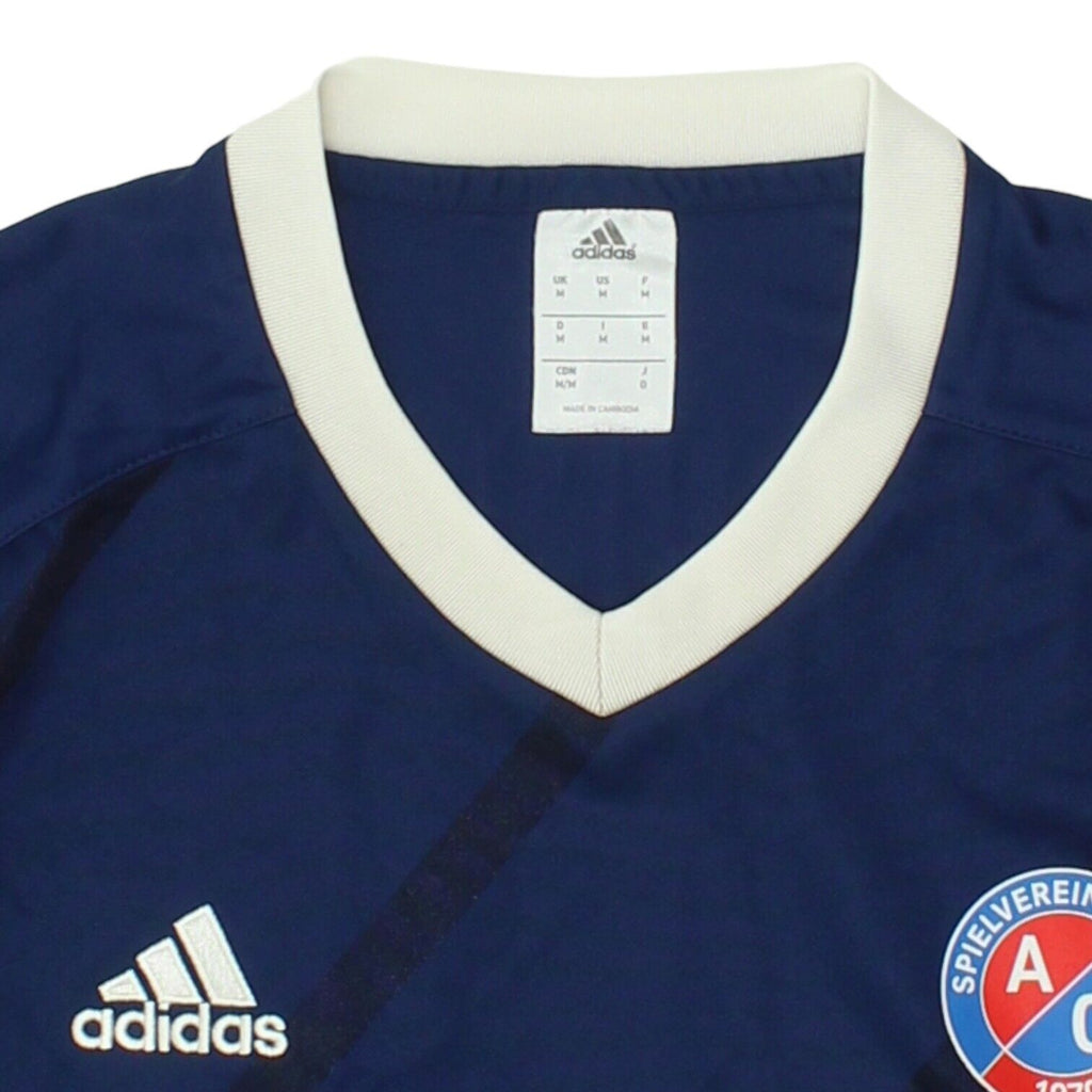 Spielvereinigung Greuther Fürth Mens Navy Adidas Shirt | German Football VTG | Vintage Messina Hembry | Thrift | Second-Hand Messina Hembry | Used Clothing | Messina Hembry 