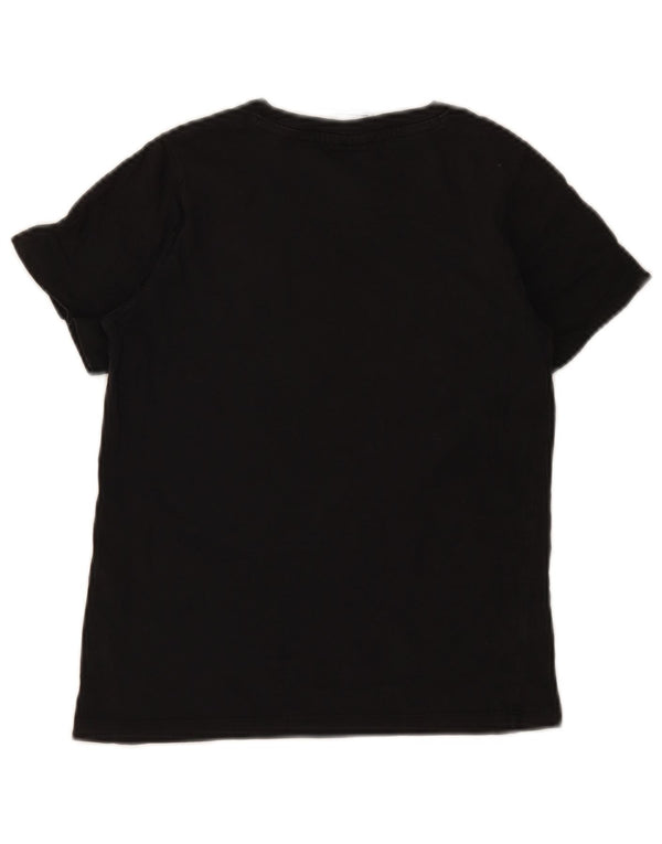 Champion Girls Graphic T-Shirt Top 11-12 Years Large Black